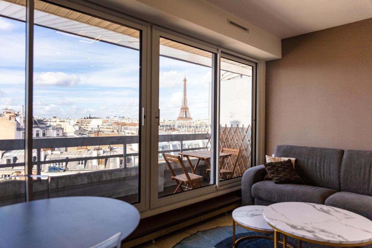 Vue Tour Eiffel Appartement